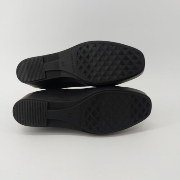 Aerosoles Cowley Loafer Flat Womens Black Wedge Size 8.5 - Picture 8 of 12